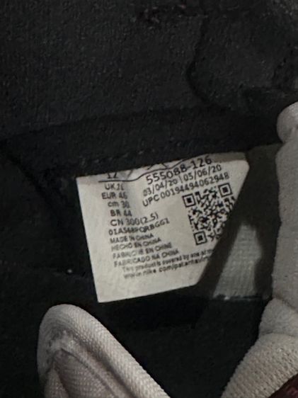 รองเท้าผ้าใบ Nike Air Jordan 1 Retro High OG Smoke Grey รูปที่ 6