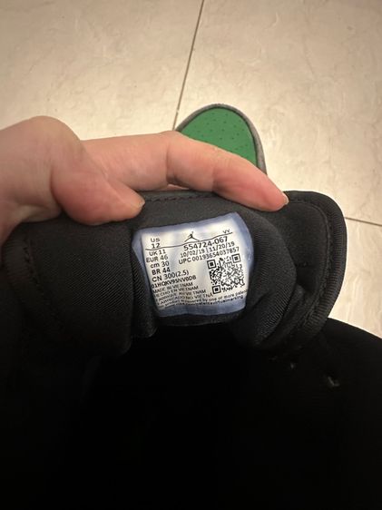 รองเท้าผ้าใบ Nike Air Jordan Mid Green Toe รูปที่ 6
