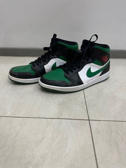 รองเท้าผ้าใบ Nike Air Jordan Mid Green Toe รูปที่ 2