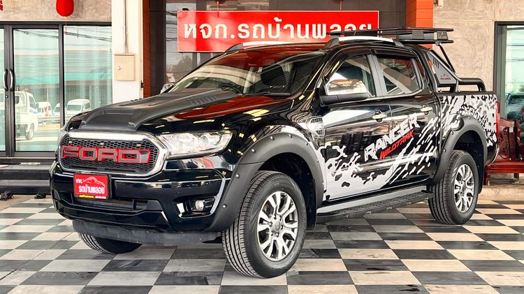 Ford Ranger 2019 2.2 Hi-Rider XLT Pickup ดีเซล ไม่ติดแก๊ส เกียร์ธรรมดา ดำ