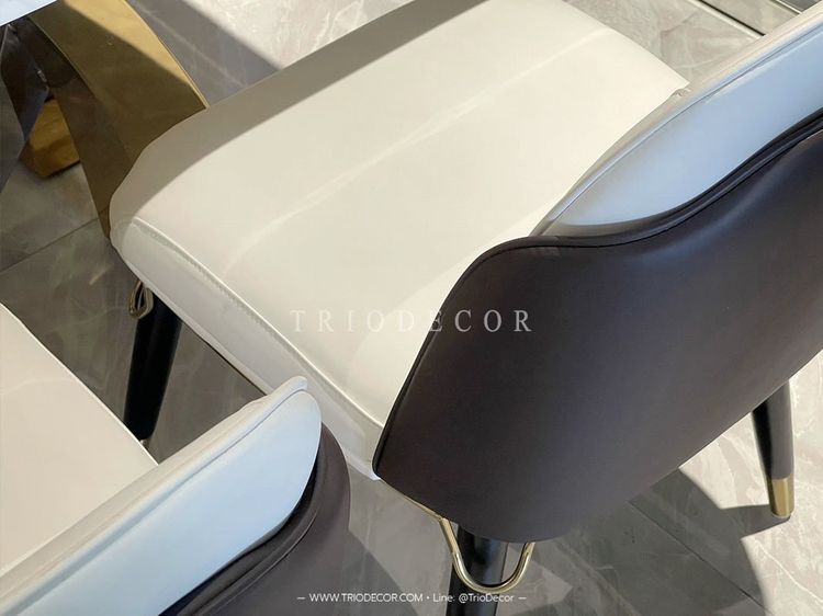 ESTELLE-II luxurious Italian dining set ชุดโต๊ะอาหารลัคชูรี่ ท็อปหิน 6ที่นั่ง รุ่น เอสเทล 2 รูปที่ 7