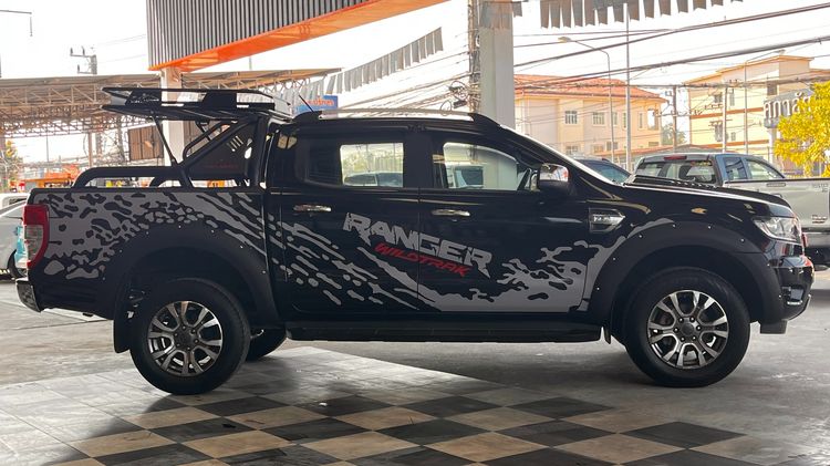 Ford Ranger 2019 2.2 Hi-Rider XLT Pickup ดีเซล ไม่ติดแก๊ส เกียร์ธรรมดา ดำ รูปที่ 4