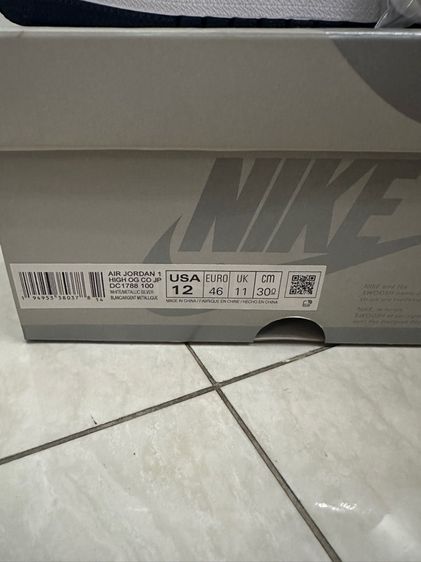 รองเท้าผ้าใบ Nike Air Jordan 1 High Og Co Jp รูปที่ 7