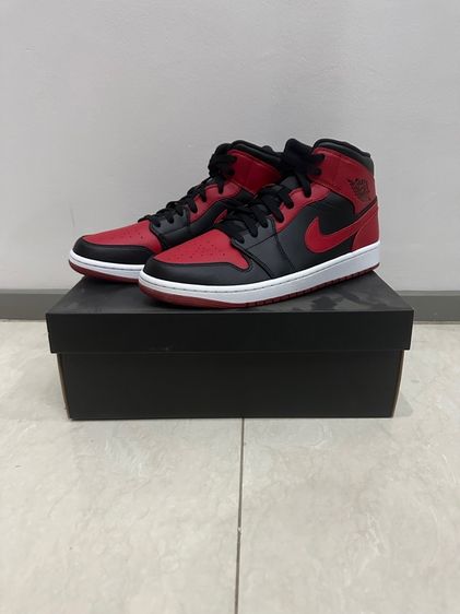 แดง UK 11.5 | EU 46 2/3 | US 12 รองเท้าผ้าใบ Nike Air Jordan 1 Mid Banned 2020