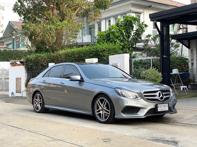 Mercedes-Benz E-Class 2013 E300 Sedan ไฮบริด ไม่ติดแก๊ส เกียร์อัตโนมัติ เทา รูปที่ 3