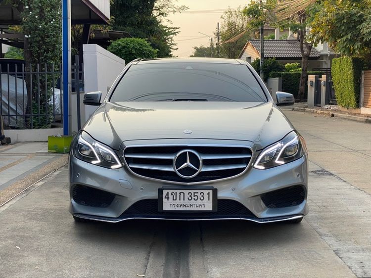 Mercedes-Benz E-Class 2013 E300 Sedan ไฮบริด ไม่ติดแก๊ส เกียร์อัตโนมัติ เทา รูปที่ 2