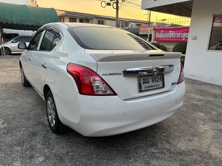 Nissan Almera 2012 1.2 ES Sedan เบนซิน ไม่ติดแก๊ส เกียร์อัตโนมัติ ขาว รูปที่ 4