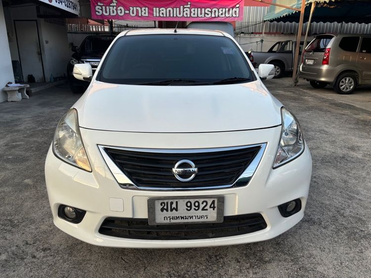 Nissan Almera 2012 1.2 ES Sedan เบนซิน ไม่ติดแก๊ส เกียร์อัตโนมัติ ขาว รูปที่ 2