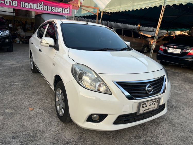 Nissan Almera 2012 1.2 ES Sedan เบนซิน ไม่ติดแก๊ส เกียร์อัตโนมัติ ขาว รูปที่ 3
