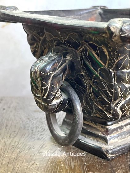 จอกน้ำชา แกะสลักจากเขาสะสมA1 รูปที่ 9