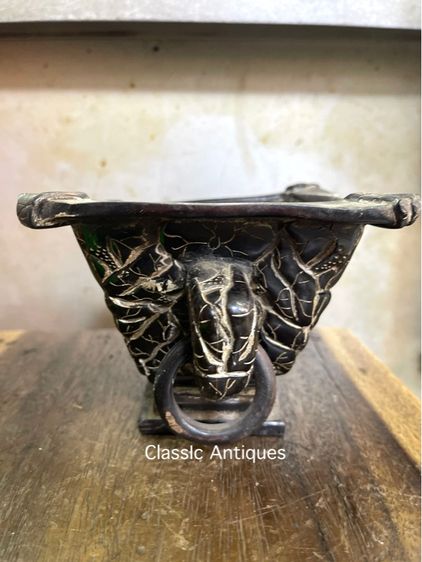 จอกน้ำชา แกะสลักจากเขาสะสมA1 รูปที่ 6