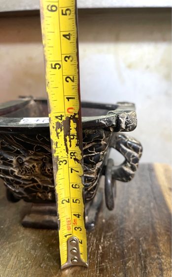 จอกน้ำชา แกะสลักจากเขาสะสมA1 รูปที่ 17