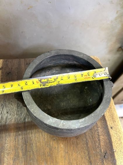 กระถาง หัวสิงห์ ทองเหลืองสะสม รูปที่ 11