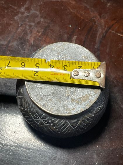 กระปุก ทองเหลืองกะไหล่เงิน ตอกตราจีนโบราณเก่าสะสม รูปที่ 17