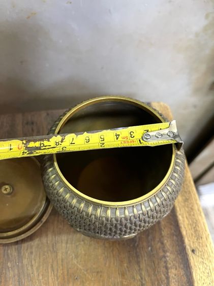 โถ ลายวัวจีน ทองเหลืองสะสมA8 รูปที่ 10