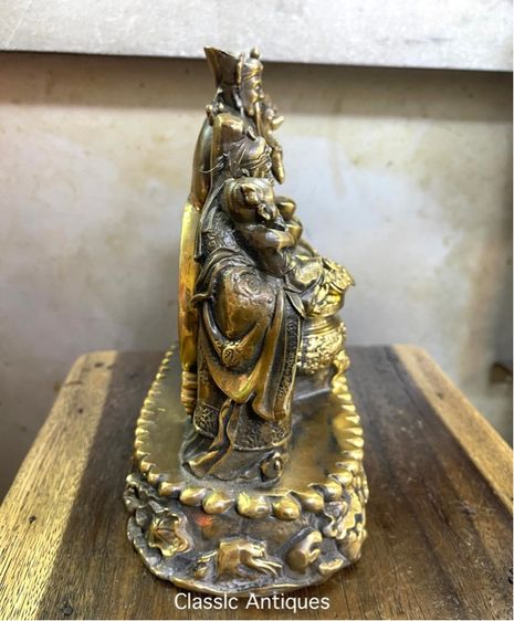 เทพเจ้า ฮกลกซิ่ว ทองเหลืองA6 รูปที่ 5