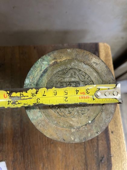 กระบอก ที่ใส่พู่กัน นกอินทรีย์ ทองเหลืองสะสมA5 รูปที่ 18