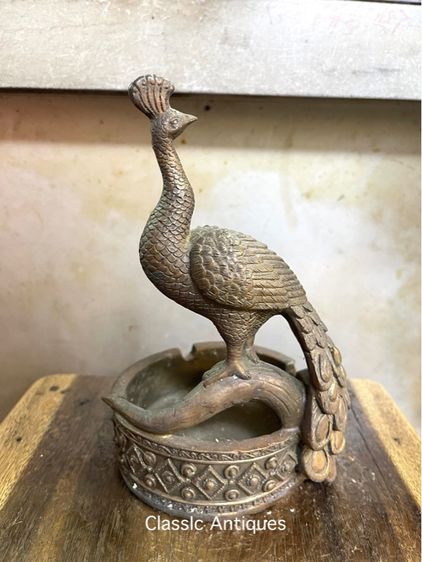 นกยูง ที่เขี่ย ทองเหลืองสะสมA1 รูปที่ 8