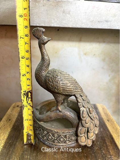 นกยูง ที่เขี่ย ทองเหลืองสะสมA1 รูปที่ 13