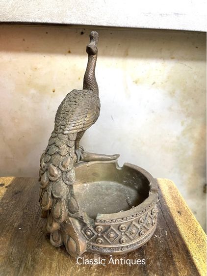 นกยูง ที่เขี่ย ทองเหลืองสะสมA1 รูปที่ 7