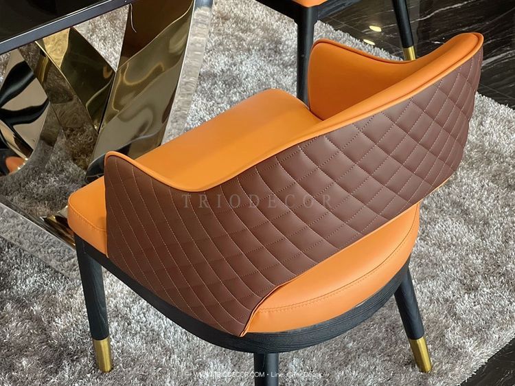 ESTELLE IV luxurious Italian dining set ชุดโต๊ะอาหาร ลัคซุรี่ 6ที่นั่ง 200cm. รุ่น เอสเทล 4 รูปที่ 3