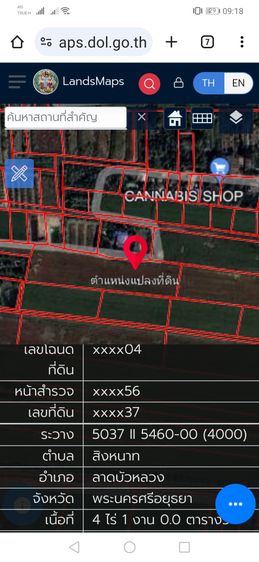 ขายถูก ที่นา 8 ไร่ 1 งาน ต.สิงหนาท ลาดบัวหลวง อยุธยา รูปที่ 4