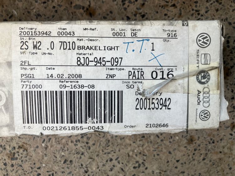 Diffuser ใต้กันชนหลัง Audi TT TTS Gen2 ท่อคู่ ท่อเดี่ยว ไฟเบรกดวงที่3 ของแท้ มือสองสภาพดี  รูปที่ 11