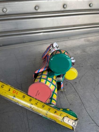 ตัวตลก ตีกลอง ของเล่นสังกะสีA6 รูปที่ 5