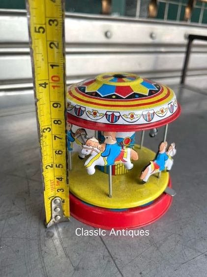 ม้าหมุน ของเล่นสังกะสีA17 รูปที่ 7