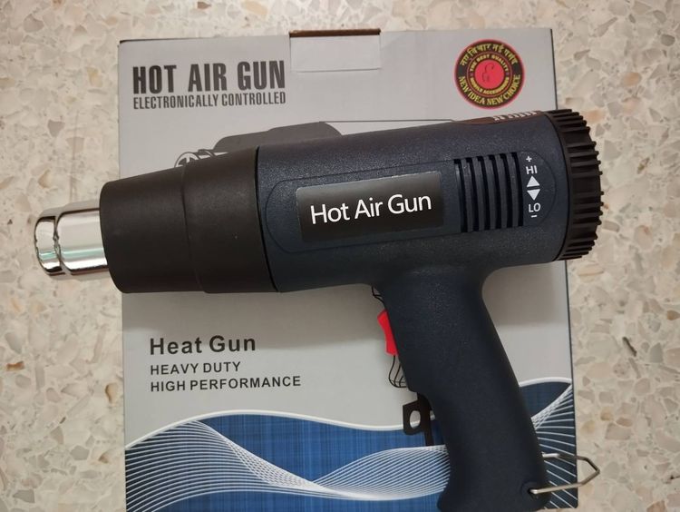เครื่องเป่าลมร้อน ปรับอณุหภมิได้ ใช้เป่าฟิล์มรถยนต์ ฟิล์มมือถือ ดัดท่อPVC พลาสติก งานDIY และอื่นๆ รูปที่ 6