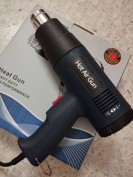 เครื่องเป่าลมร้อน ปรับอณุหภมิได้ ใช้เป่าฟิล์มรถยนต์ ฟิล์มมือถือ ดัดท่อPVC พลาสติก งานDIY และอื่นๆ รูปที่ 7