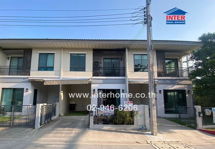 ทาวน์โฮม 2 ชั้น 18 ตร.ว. หมู่บ้านโมดิวิลล่า ชัยพฤกษ์ ถนนชัยพฤกษ์ตัดใหม่ ถนนราชพฤกษ์-กาญจนาภิเษก บางบัวทอง นนทบุรี