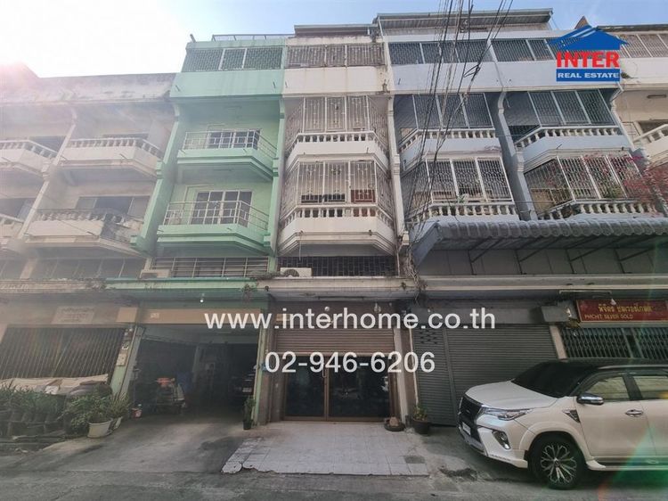 อาคารพาณิชย์ 5 ชั้น 29 ตร.ว. อาคารพาณิชย์ ใกล้แยกสวนผัก ซอยชัยพฤกษ์18 ถนนชัยพฤกษ์ ถนนบรมราชชนนี เขตตลิ่งชัน กรุงเทพมหานคร