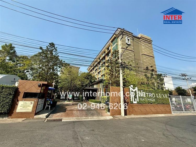 ไม่ใช่ คอนโดมิเนียม 28.36 ตร.ม. เมโทรลักซ์ รัชดา ใกล้ MRTห้วยขวาง ซอยรัชดาภิเษก17 (ซอยอินทามระ47) ถนนสุทธสารวินิจฉัย เขตดินแดง กรุงเทพมหานคร