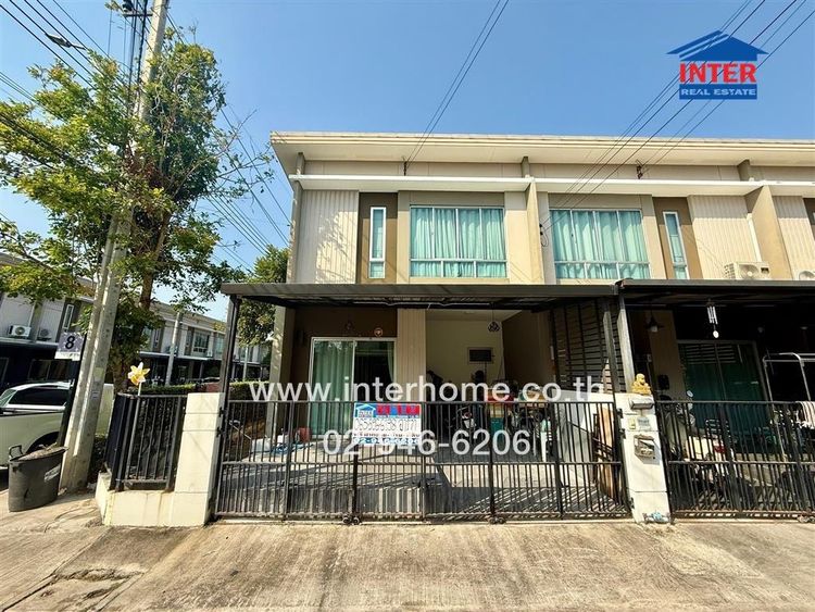 ทาวน์โฮม 2 ชั้น 22.4 ตร.ว. หมู่บ้านพฤกษาวิลล์105 รามอินทรา-พระยาสุเรนทร์ ซอยสุเหร่าคลองหนึ่ง13 ถนนรามอินทรา ถนนพระยาสุเรนทร์ เขตคลองสามวา 