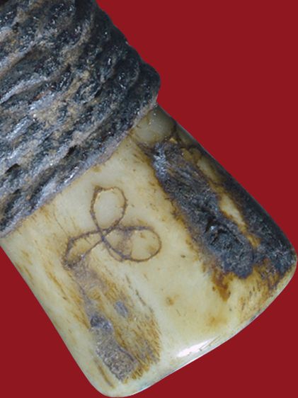 หายาก ตะกรุดกระดูกห่านหลวงพ่อหรุ่น เก้ายอด วัดอัมพวัน ยันต์ใบพัด มีไส้ตะกรุดทองแดงข้างใน ยาวประมาณ 4 นิ้ว รูปที่ 16