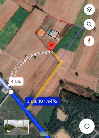 ขายด่วนที่ดิน 12 ไร่ ไร่ละ 140,000 บาท ใกล้แหล่งชุมชน ที่ดินนส.3ก พร้อมบ้านพักและสระเก็บน้ำ( 1ไร่ )