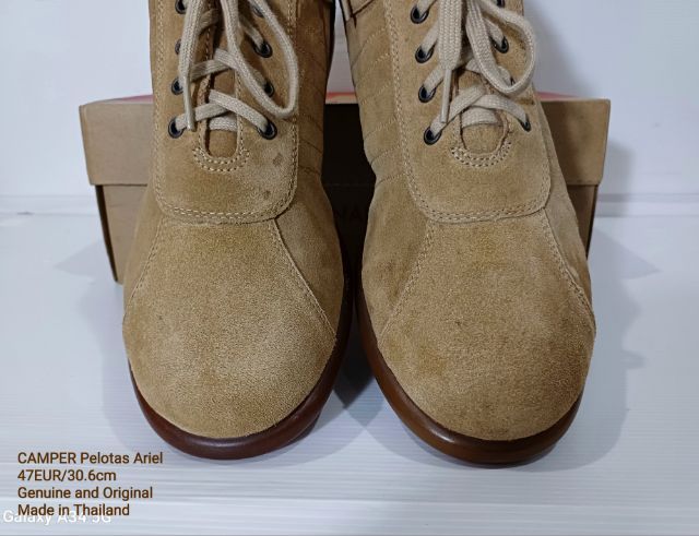 CAMPER Pelotas Ariel 47EU(30.6cm) ของแท้ มือ 2 สภาพใกล้เคียงของใหม่, รองเท้า CAMPER หนังแท้ พื้นเต็มไม่ต่างจากมือ 1 Soft และเชือกแท้ สวยมาก รูปที่ 6