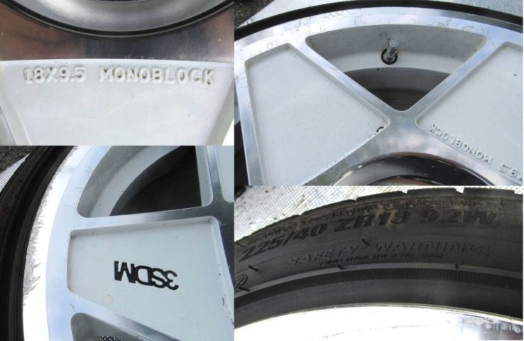 ล้อ 3SDM 0.05 แท้ ขอบ 18 กว้าง 9.5 หน้าหลัง ออฟเซ็ท 40 ก้านแอ่นสุดของสเป็คนี้ ล้อประมูลยะฮูมา ไม่เคยใช้งานบ้านเรา ใส่ Audi VW BENZ และรุ่นอื่นๆ รูปที่ 3