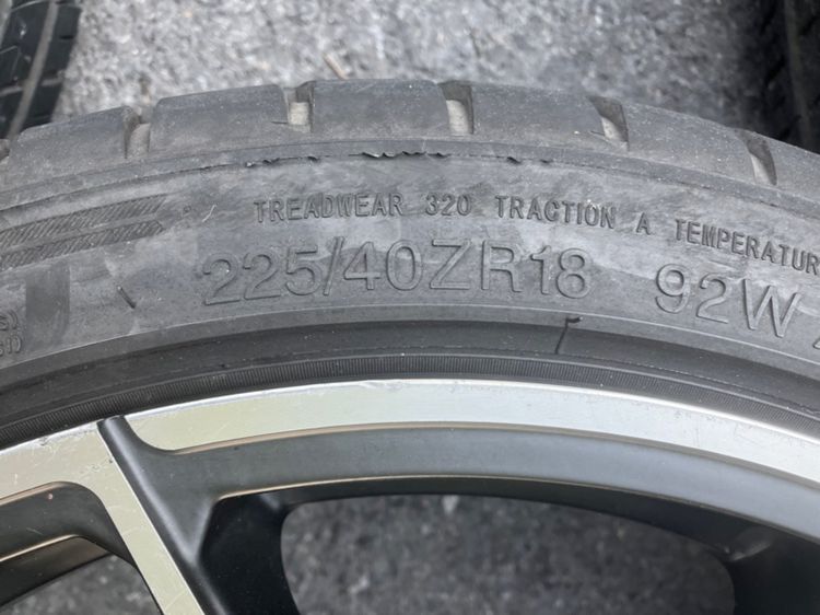 ล้อ Benz ลาย C63 AMG 18" ยาง 225 40 18 ล้อ 5 รู 112 ปี2018 ใส่ Vito W204 W212 W211 W209 W207 R170 R171 R172 W203 A Class B Class CLA รูปที่ 8