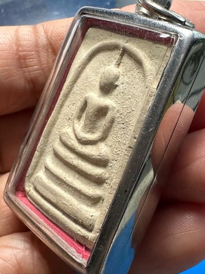 🙏พระสมเด็จพิมพ์ใหญ่เกศทะลุซุ้ม🙏พระสมเด็จพิมพ์ใหญ่เก่า สึก มีมวลสาร องค์ละ1000 รูปที่ 4