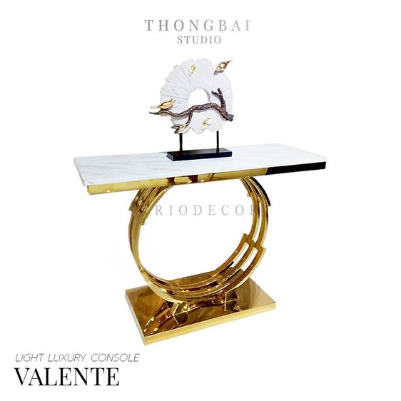 อื่นๆ สแตนเลสสตีล หลากสี VALENTE LUXURY CONSOLE โต๊ะคอนโซล โต๊ะตั้งโชว์ รุ่น วาเลเต้