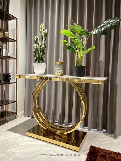 VALENTE LUXURY CONSOLE โต๊ะคอนโซล โต๊ะตั้งโชว์ รุ่น วาเลเต้ รูปที่ 2
