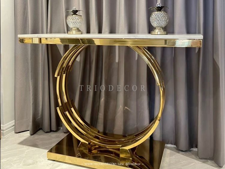 VALENTE LUXURY CONSOLE โต๊ะคอนโซล โต๊ะตั้งโชว์ รุ่น วาเลเต้ รูปที่ 8