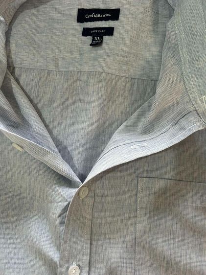 🌈 เสื้อเชิ้ตแขนสั้น เสื้อเชิ้ต แบรนด์ Croft Barrow (ครอฟท์แอนด์บาร์โรว์) ❗️แบรนด์แท้💯 🪧👉✨️แบรนด์ดัง💥 รูปที่ 9