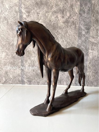 รูปปั้น ม้า อาชา ทองเหลืองสะสม รูปที่ 5