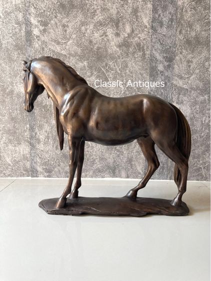 รูปปั้น ม้า อาชา ทองเหลืองสะสม รูปที่ 8