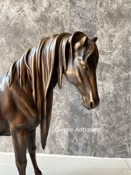 รูปปั้น ม้า อาชา ทองเหลืองสะสม รูปที่ 4