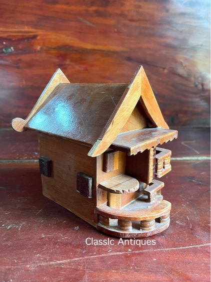 กระปุกออมสิน บ้านไม้สักสะสม รูปที่ 3