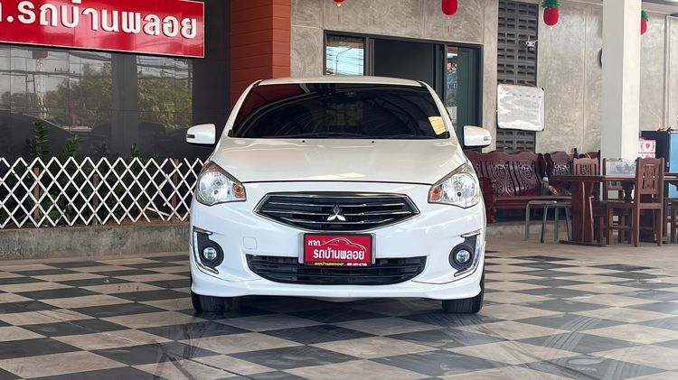 Mitsubishi Attrage 2016 1.2 GLS LTD Sedan เบนซิน ไม่ติดแก๊ส เกียร์อัตโนมัติ ขาว รูปที่ 2